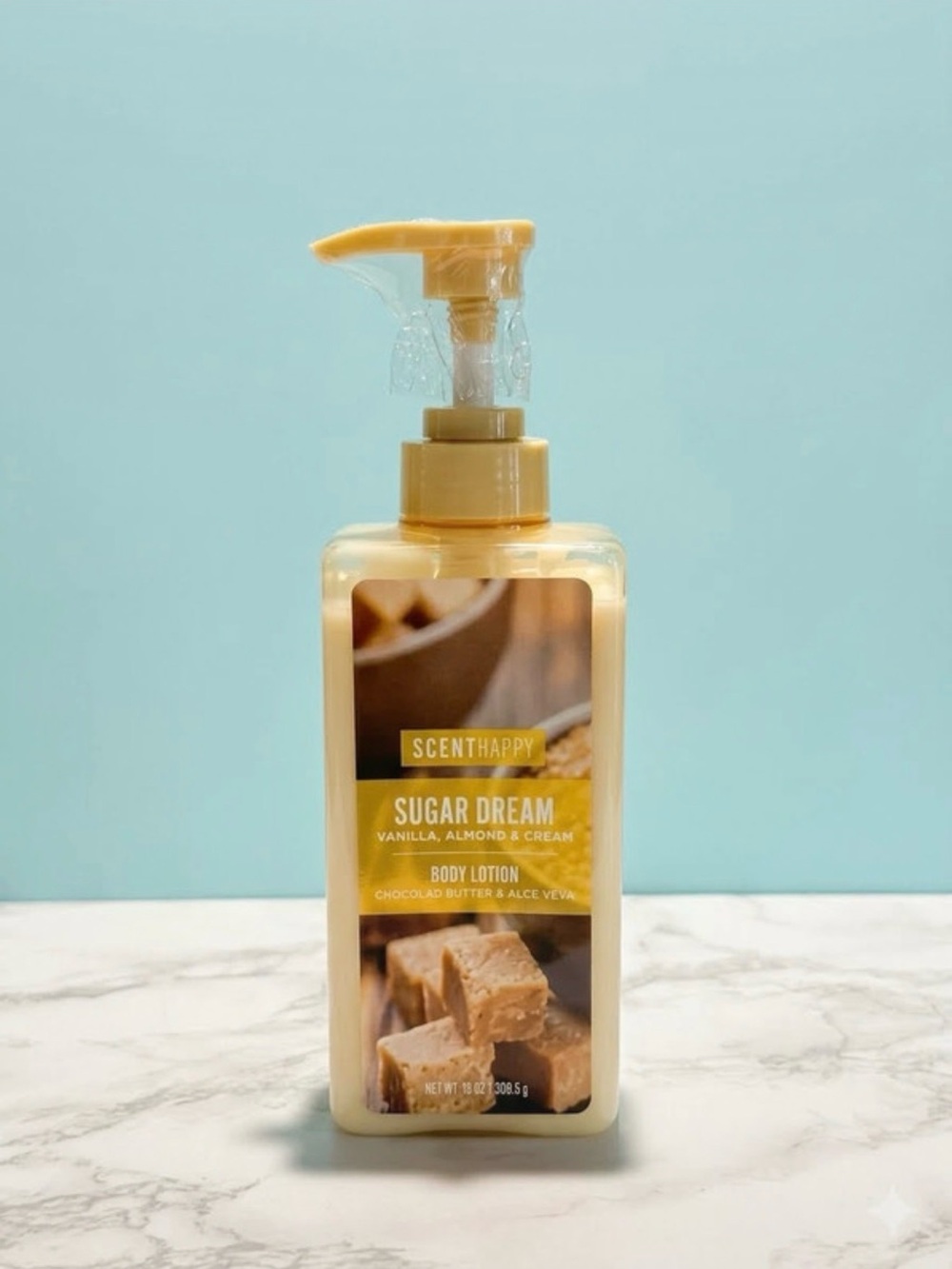 Sugar Dream Vanilla Almond & Cream Body Lotion - Yellow